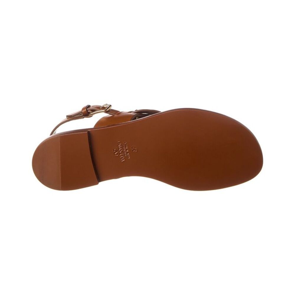 Valentino VLogo Leather Sandal - Picture 4 of 5